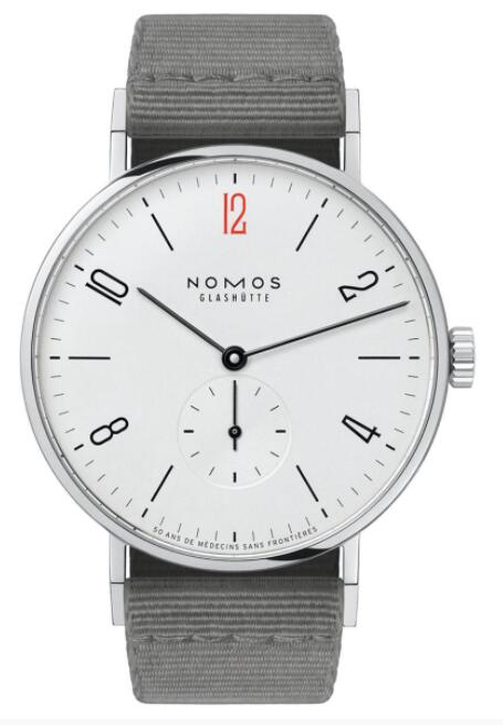 NOMOS GLASHUTTE Tangente 38 – 50 ans de Medecins Sans Frontieres 165.S50 Replica Watch